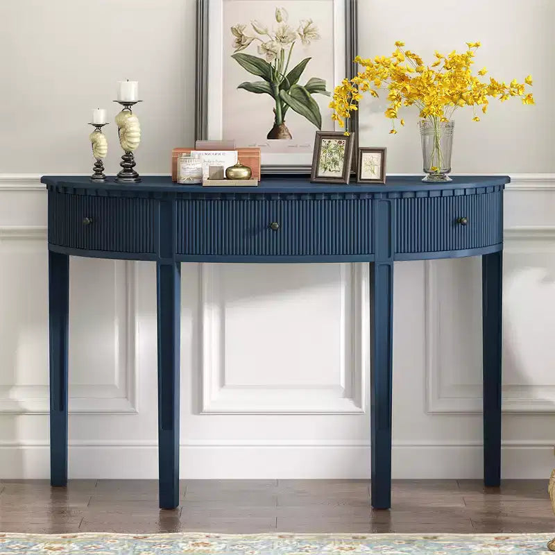 Buffet bohème en rotin à 2 tiroirs avec cadre en bois, meuble de rangement pour salon et salle à manger