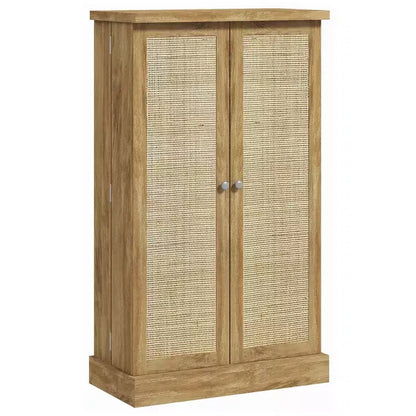 Freestanding Kitchen Pantry, Kitchen Storage Cabinet with 5-Tier Shelf, 12 Spice Racks, Adjustable Shelves