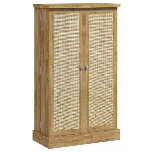 Freestanding Kitchen Pantry, Kitchen Storage Cabinet with 5-Tier Shelf, 12 Spice Racks, Adjustable Shelves