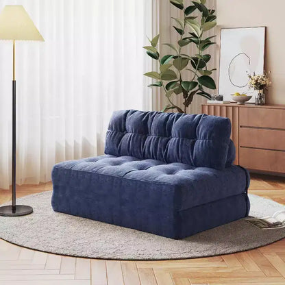Canapé-lit pliant, Canapé-futon, Canapé-futon convertible en fauteuil-lit, Oreiller matelas pliable soutien dorsal, Canapé-lit portable, Grand format