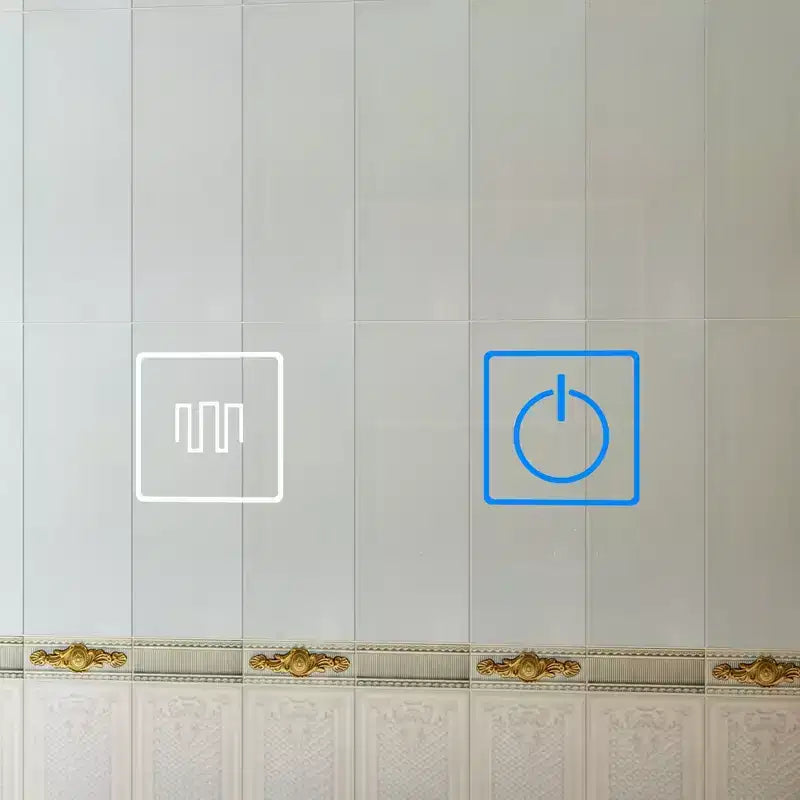 Armoire de toilette à LED avec fonction antibuée, éclairage réglable et grand espace de rangement pour salle de bain