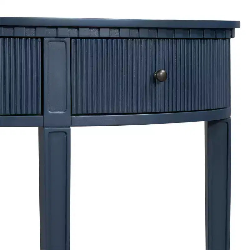 Buffet bohème en rotin à 2 tiroirs avec cadre en bois, meuble de rangement pour salon et salle à manger