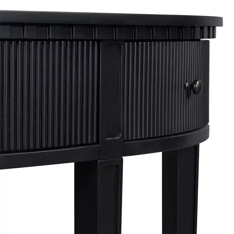 Buffet bohème en rotin à 2 tiroirs avec cadre en bois, meuble de rangement pour salon et salle à manger