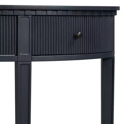 Buffet bohème en rotin à 2 tiroirs avec cadre en bois, meuble de rangement pour salon et salle à manger