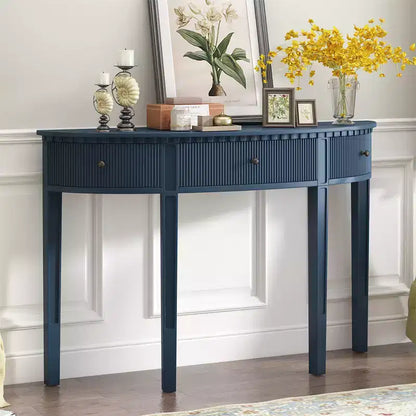 Buffet bohème en rotin à 2 tiroirs avec cadre en bois, meuble de rangement pour salon et salle à manger