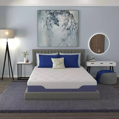 Matelas Hybride Refroidissant avec Ressorts et Mousse à Mémoire de Forme Écologique, Soulagement de la Pression pour la Maison et l'Hôtel