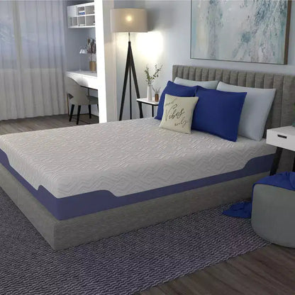 Matelas Hybride Refroidissant avec Ressorts et Mousse à Mémoire de Forme Écologique, Soulagement de la Pression pour la Maison et l'Hôtel