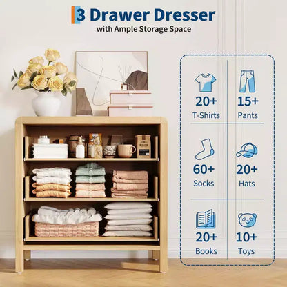 Commode haute à tiroirs multiples avec poignées en métal, meuble de rangement autoportant pour chambre à coucher et salon