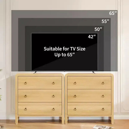 Commode haute à tiroirs multiples avec poignées en métal, meuble de rangement autoportant pour chambre à coucher et salon