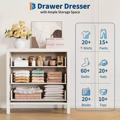 Commode haute à tiroirs multiples avec poignées en métal, meuble de rangement autoportant pour chambre à coucher et salon