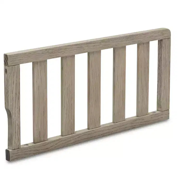 Barrière de sécurité pour lit de bébé de style rustique, en bois massif, certifiée JPMA