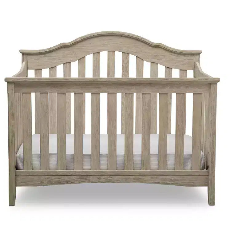 Barrière de sécurité pour lit de bébé de style rustique, en bois massif, certifiée JPMA